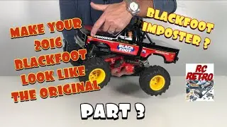 e86: PART 3 VINTAGE TAMIYA BLACKFOOT IMPOSTER (HOW TO MAKE YOUR BLACKFOOT LOOK LIKE THE ORIGINAL)