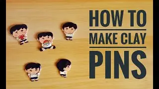 How to make Clay Pins #claypins #handmade #howtoandstyle