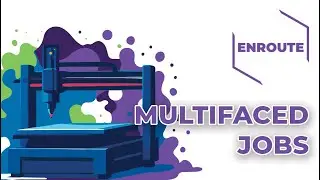 How to set up a MultiFaced job in EnRoute