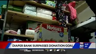 Diaper bank surpasses donation goal