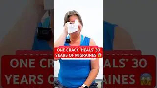 ONE CRACK &lsquo;HEALS&rsquo; 30 YEARS OF MIGRAINES 😱 #trending #short #chiropractic #backpain