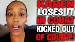 KAREN LOSES IT IN COURT! Held in CONTEMPT and DRAGGED OUT as 5 SOVEREIGN CITIZENS GO WILD!