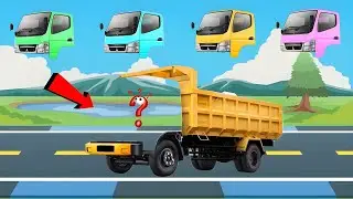 GUESS THE IMAGE OF THE DUMP TRUCK HEAD CORRECTLY |  CONSTRUCTION VEHICLE | DUMP TRUCK PART GUESS | 