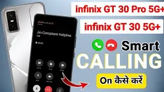How to enable smart calling in infinix gt 30 pro 5g | infinix gt 30 5g action and gesture settings 