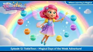 🧚♀️ TickleTown:&ndash;Episode 12: Magical Days of the Week Adventure! | Learn Days with Fairy Tickle ✨