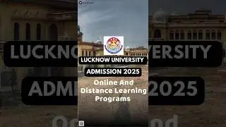Lucknow University Online Form | LU Admission 2025 #luadmission