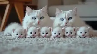 Too Much Cuteness in One Pictur Cat Family Goals!