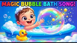 🛁 Magic Bubble Bath Song! 🧼 Splish Splash Nursery Rhymes for Kids | Kiddify World