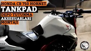 HONDA CB 750 HORNET TANK PAD MONTAJI | honda cb 750 hornet tank pad installation #cb750