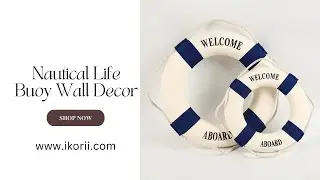 Nautical Life Buoy Wall Decor
