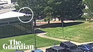 Utah officials show new video of suspect fleeing roof in Charlie Kirk shooting