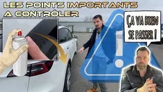 R&eacute;ception TESLA⚠️Points importants v&eacute;rifier livraison esth&eacute;tisme attention carrosserie peinture cuir