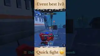 Event best 1v3 quick fight ☺️ #pubgmobile #pubgshorts #bgmishorts