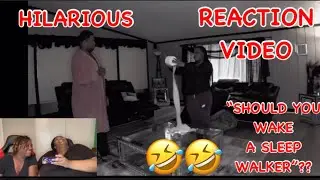 Reaction Video VibingWithP Sleepwalking Prank On Teronbihhhh ft @1foreverthelife