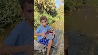 darbuka by the water 🪘 #shorts   #دربوكة  #طبلة  #darbuka   #arabicdrums   #kiddrummer   #موهبة