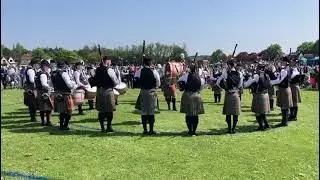 Tullylagan Pipe Band, Grade 2, UK Championships 2024