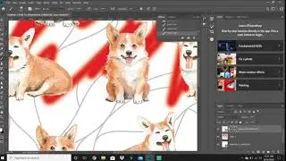 Photoshop for Fabric 1 - Set up Canvas, change background, delete white space