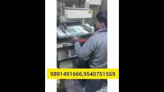 Super Print 18x24 Flat Screen Printing Machine For Glass