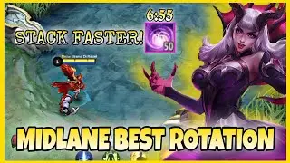 Alice MidLane Full Control Rotation - Best Rotation to Stack Faster | Top Global Alice Gameplay MLBB