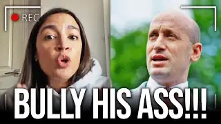AOC just BROKE Stephen Miller&rsquo;s BRAIN