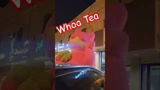 Whoa Tea | New milk tea shop in Riyadh, Salahudin Area . look for the big CAT #meow #tea #milktea