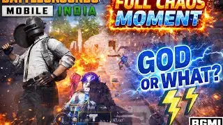 FULL CHAOS MOMENT | GOD OR WHAT |☠️💥🥵| Don't Miss The End &lrm;⁨‪@BattlegroundsMobile_IN‬​| IQOOZ5