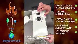 TERMOCONVETTORE ELETTRICO A BASSI CONSUMI