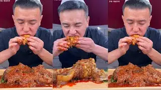 Chinese Moslime eating Show |🔥BEST FOOD COMPILATION | Mukbnag Spicy Sheep Head​ #358
