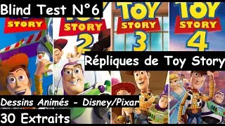 Blind Test N&deg;6 - Dessins Anim&eacute;s Disney/Pixar: R&eacute;pliques de Toy Story (30 Extraits)