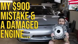 Учусь на своих ошибках: портировал двигатель моей Mazda RX7. Повредил двигатель...