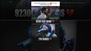 Virat Kohli 10,000 Test runs 💔🤝 Arijit Singh 1000 songs 💔