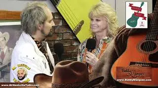 Mr Nashville Talks with Michele Von Capps at Media Room during Bobby Marquez St Jude 4 Kids Benefit 