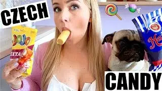 AMERICAN GIRL TRIES WEIRD CZECH CANDY!!!