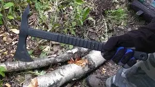 Testing the Schrade SCAXE4 tomahawk (not the final review)