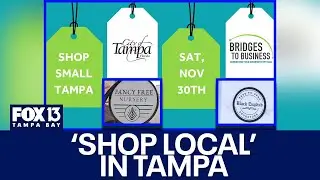 The City of Tampa is encouraging residents to 'Shop Local' this holiday season