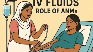 #IV fluids in Midwifery and role of ANMs in community and midwifery # explanation with theory #