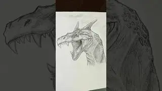 Drawing realistic Charizard sketch #cartooningclub #sketch #realistic #pokemon #shorts