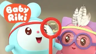 Țopa, Ariciu și Grohi se Joacă cu Baloane! | BabyRiki : Baloane | Desene Educative pentru Copii