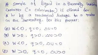 Thermodynamics work done, heat and internal energy #neet #jee