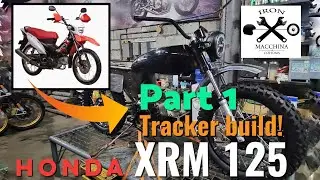 Custom Honda XRM 125 to Tracker / Scrambler