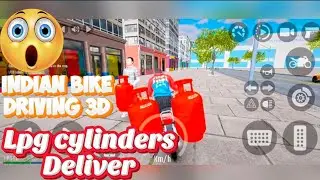 Indian bike driving 3d today Lpg gas🔥🔥😱 Cylinder delivery mission instal