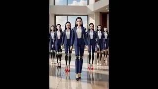Robots fashion show coaching #shorts #trending #foryou