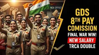 10 वर्षों की लड़ाई GDS को मिली जीत 🎉🥰 Dearness Allowance बढ़ा New TRCA हुआ तैयार जाने New Salary 😮