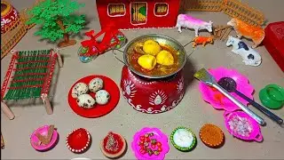 Miniature Roasted Egg Masala | Egg Curry 🥚 recipe | How To Make Delicious Egg Gravy in Tiny Kitchen|