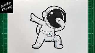 How to Draw Cute cartoon Astronaut easy