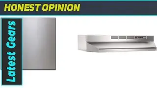 KOBE Stainless Steel Backsplash Panel and Broan-NuTone 30-Inch Stainless Steel Range Hood
