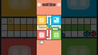 Ludo game red vs blue