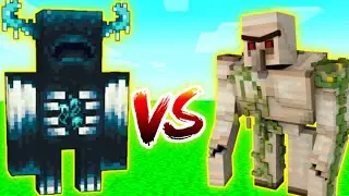 Warden vs Golems  &ndash; Most Powerful Minecraft Mob Battle