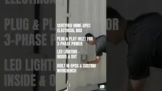 Inside a Custom Tradesales Tooling Container for Contractors