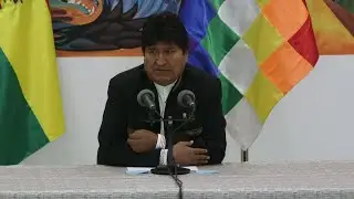 Bolivian President Evo Morales calls opposition protests a 